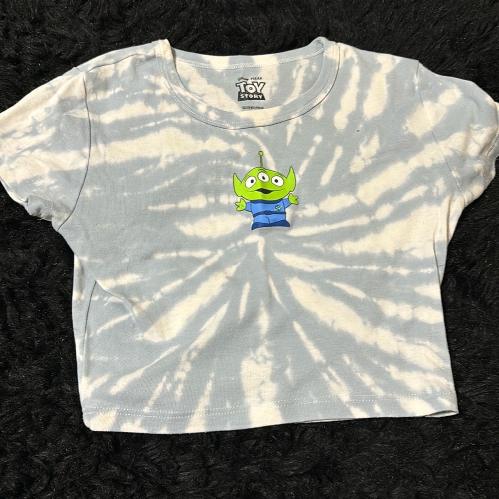Toy Story Xs crop tye dye
